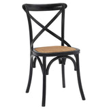 Gear Black Dining Side Chair (Set of 4) - Ornate Home