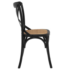 Gear Black Dining Side Chair (Set of 4) - Ornate Home