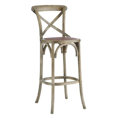 Gear Gray Bar Stool - 19x17.5" - Ornate Home