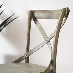Gear Gray Dining Side Chair - 21x19.5" - Ornate Home