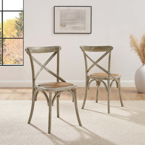 Gear Gray Dining Side Chair (Set of 2) - Ornate Home