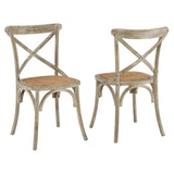 Gear Gray Dining Side Chair (Set of 2) - Ornate Home