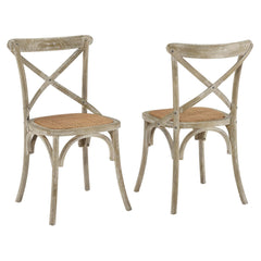 Gear Gray Dining Side Chair (Set of 2) - Ornate Home
