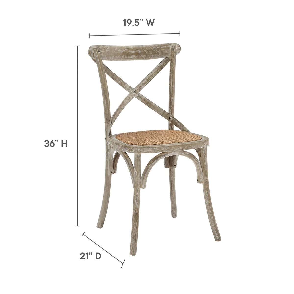 Gear Gray Dining Side Chair (Set of 2) - Ornate Home