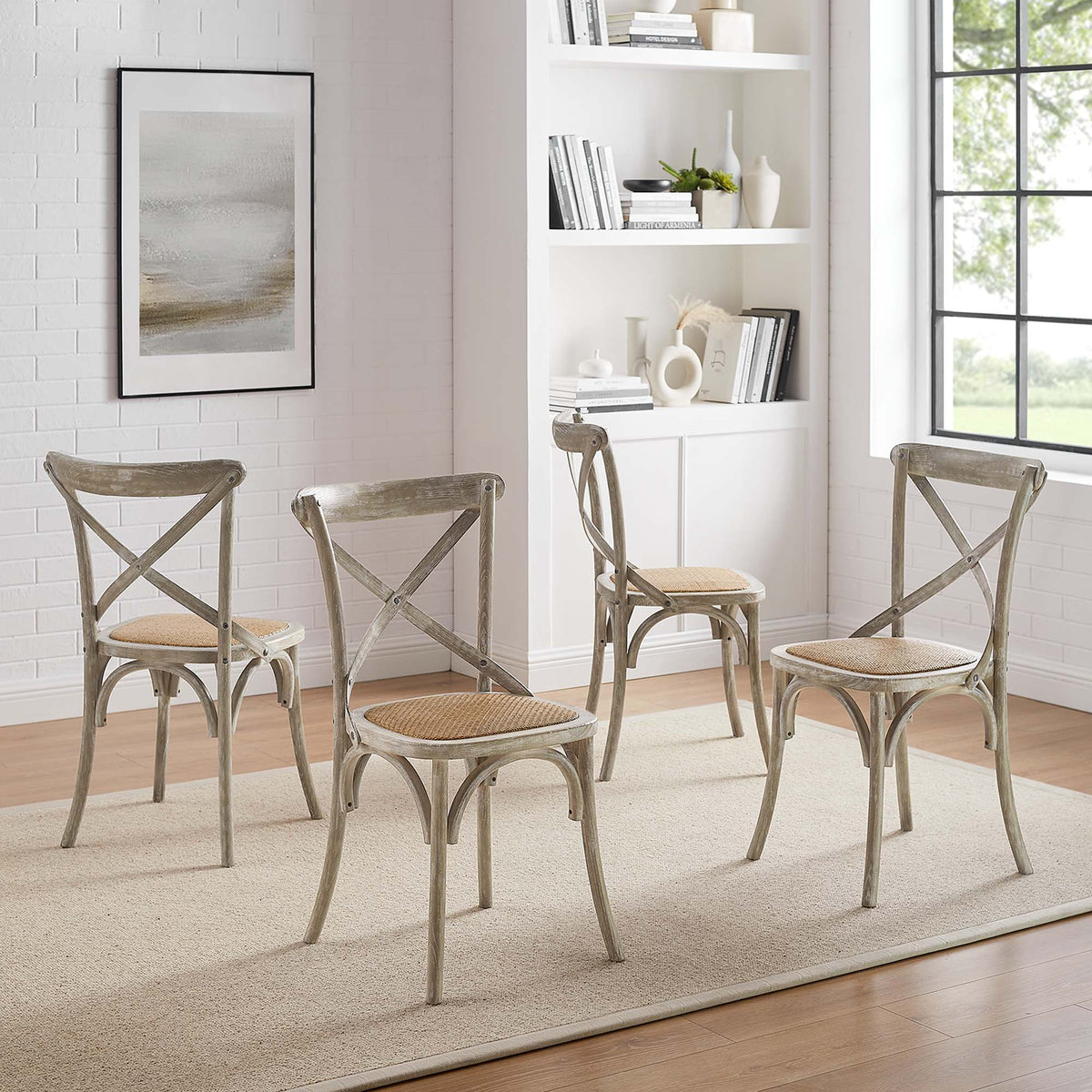 Gear Gray Dining Side Chair (Set of 4) - Ornate Home