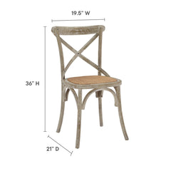 Gear Gray Dining Side Chair (Set of 4) - Ornate Home