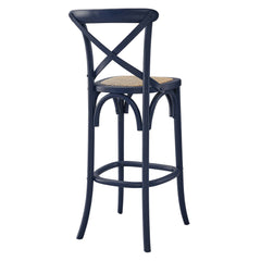 Gear Midnight Blue Bar Stool - 19x17.5" - Ornate Home