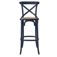 Gear Midnight Blue Bar Stool - 19x17.5" - Ornate Home