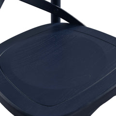 Gear Midnight Blue Bar Stool - 19x17.5x43.5" - Ornate Home