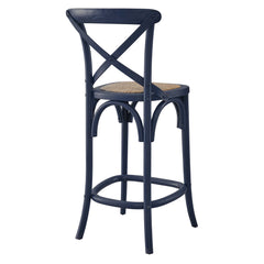 Gear Midnight Blue Counter Stool - 19x17.5" - Ornate Home