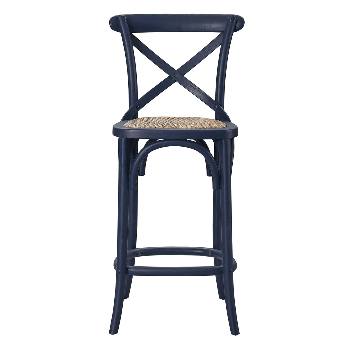 Gear Midnight Blue Counter Stool - 19x17.5" - Ornate Home