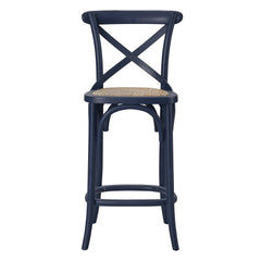 Gear Midnight Blue Counter Stool - 19x17.5" - Ornate Home