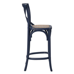 Gear Midnight Blue Counter Stool - 19x17.5" - Ornate Home