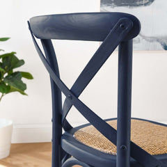 Gear Midnight Blue Counter Stool - 19x17.5" - Ornate Home