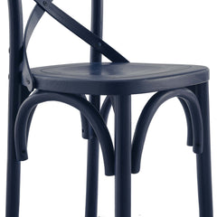 Gear Midnight Blue Counter Stool - 19x17.5x39.5" - Ornate Home