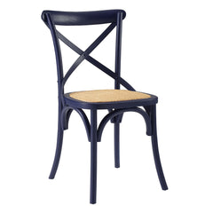 Gear Midnight Blue Dining Side Chair - 21x19.5x34.5" - Ornate Home