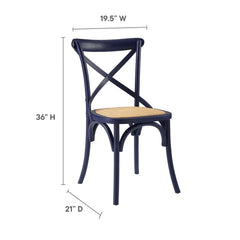 Gear Midnight Blue Dining Side Chair (Set of 2) - Ornate Home