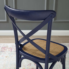Gear Midnight Blue Dining Side Chair (Set of 2) - Ornate Home