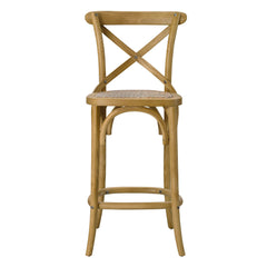 Gear Natural Counter Stool - 19x17.5" - Ornate Home