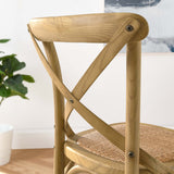 Gear Natural Counter Stool - 19x17.5" - Ornate Home