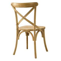 Gear Natural Dining Side Chair - 21x19.5" - Ornate Home