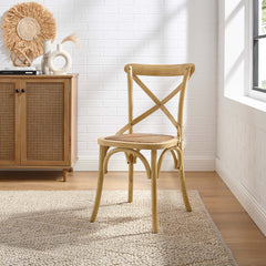 Gear Natural Dining Side Chair - 21x19.5x34.5" - Ornate Home