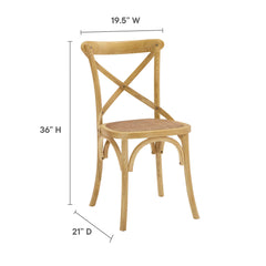 Gear Natural Dining Side Chair (Set of 2) - Ornate Home