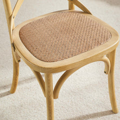 Gear Natural Dining Side Chair (Set of 2) - Ornate Home