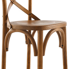 Gear Walnut Counter Stool - 19x17.5x39.5" - Ornate Home
