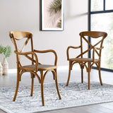 Gear Walnut Dining Armchair (Set of 2) - Ornate Home