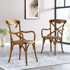 Gear Walnut Dining Armchair (Set of 2) - Ornate Home