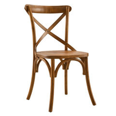 Gear Walnut Dining Side Chair - 21x19.5" - Ornate Home