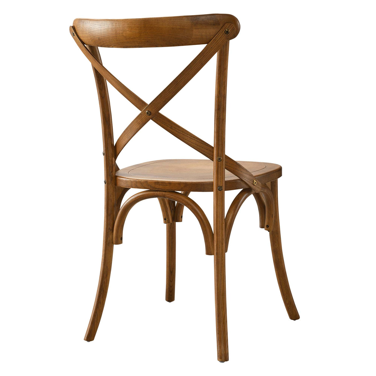 Gear Walnut Dining Side Chair - 21x19.5" - Ornate Home