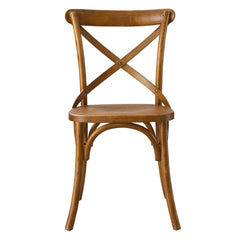 Gear Walnut Dining Side Chair - 21x19.5" - Ornate Home