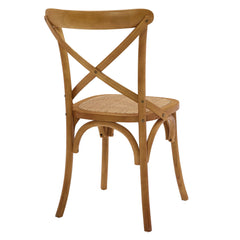 Gear Walnut Dining Side Chair (Set of 4) - Ornate Home