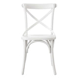 Gear White Dining Side Chair - 21x19.5" - Ornate Home