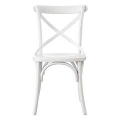 Gear White Dining Side Chair - 21x19.5" - Ornate Home