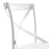 Gear White Dining Side Chair - 21x19.5" - Ornate Home