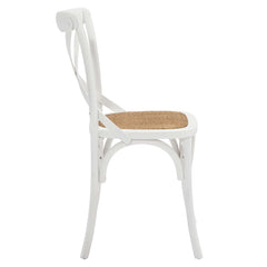 Gear White Dining Side Chair (Set of 2) - Ornate Home