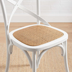 Gear White Dining Side Chair (Set of 2) - Ornate Home