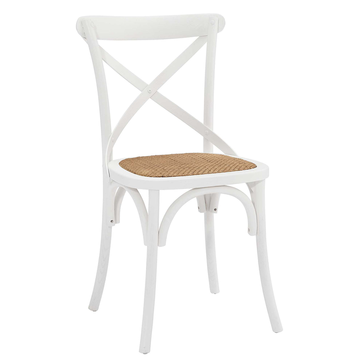Gear White Dining Side Chair (Set of 4) - Ornate Home