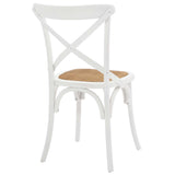 Gear White Dining Side Chair (Set of 4) - Ornate Home