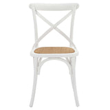 Gear White Dining Side Chair (Set of 4) - Ornate Home