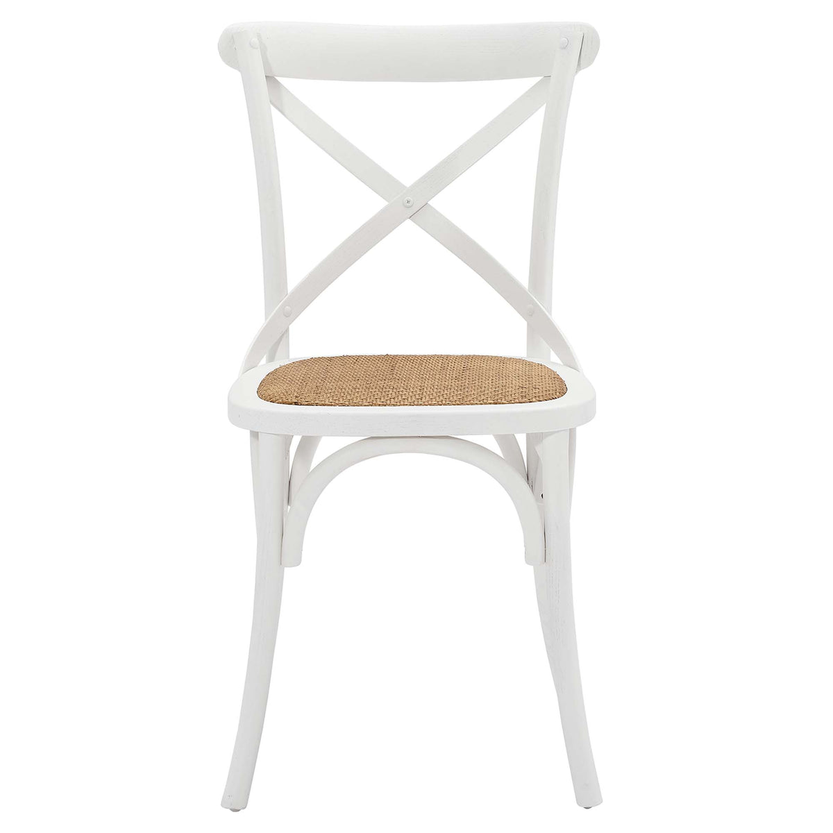 Gear White Dining Side Chair (Set of 4) - Ornate Home