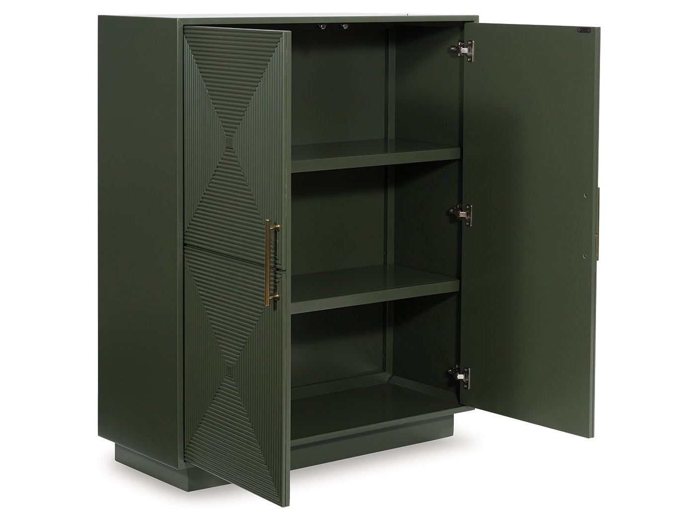 Geirwood Dark Green Accent Cabinet (Online Special Price) - Ornate Home