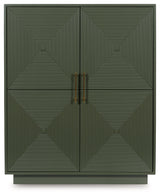 Geirwood Dark Green Accent Cabinet (Online Special Price) - Ornate Home