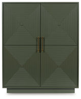 Geirwood Dark Green Accent Cabinet - Ornate Home