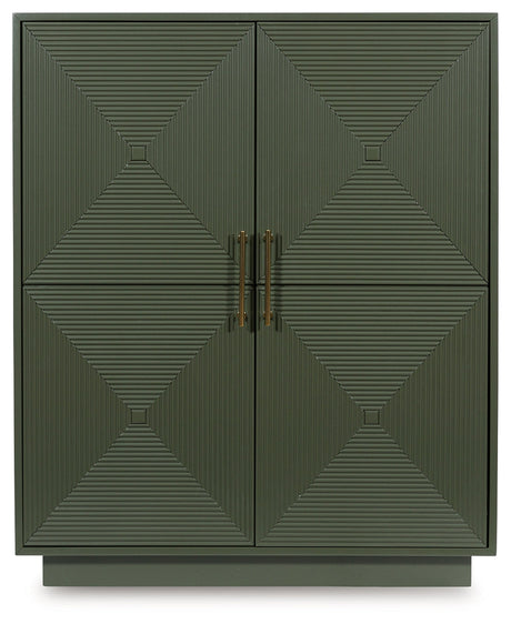 Geirwood Dark Green Accent Cabinet - Ornate Home