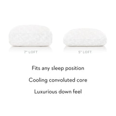 Gel Convolution White King High Loft Pillow - Ornate Home