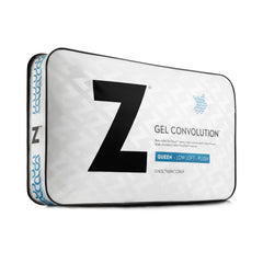 Gel Convolution White Queen High Loft Pillow - Ornate Home